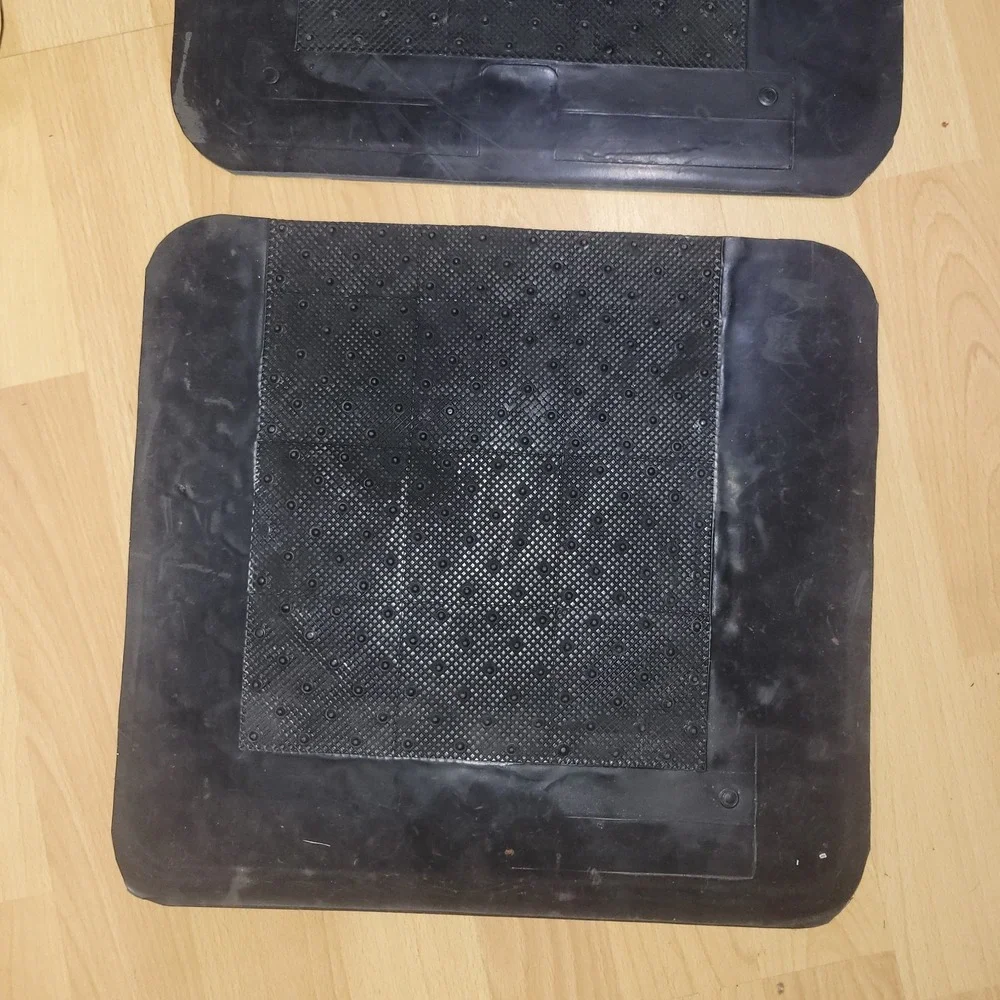 Harley Davidson Motorcycle Logo Rubber Floor Mat 13 x 14 in Black
